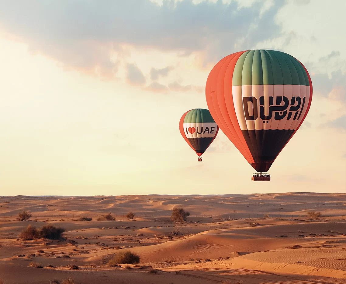 WELCOME TO HOT AIR BALLOON DUBAI