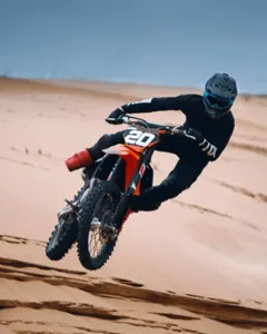 Dirt bike detail