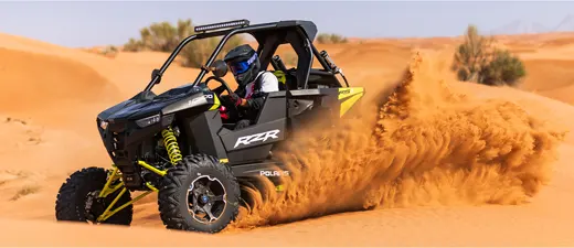 Dune buggy in the desert