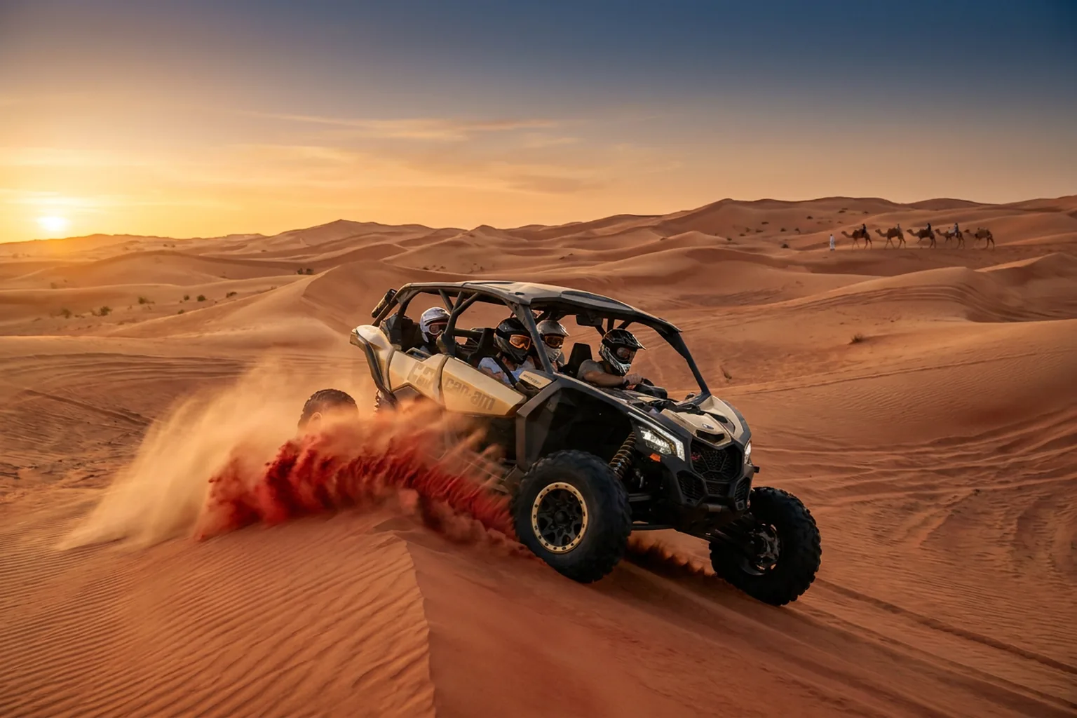Can-Am Maverick X3 4-Seater - desert ride in Dubai