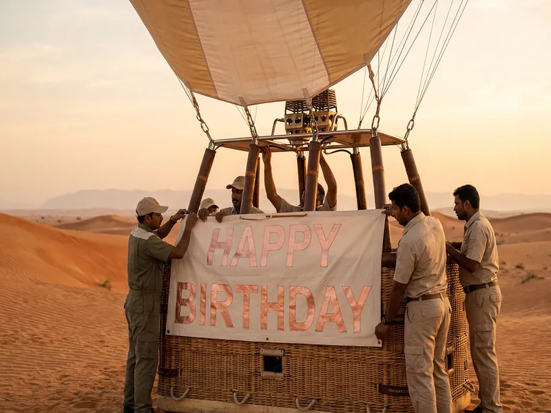 Birthday Banner Setup Dubai package