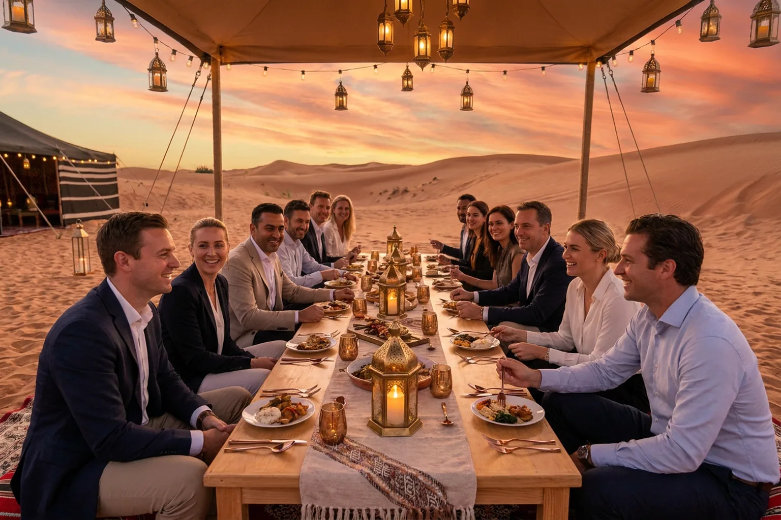 Corporate Event Celebration Dubai - Dubai desert celebration