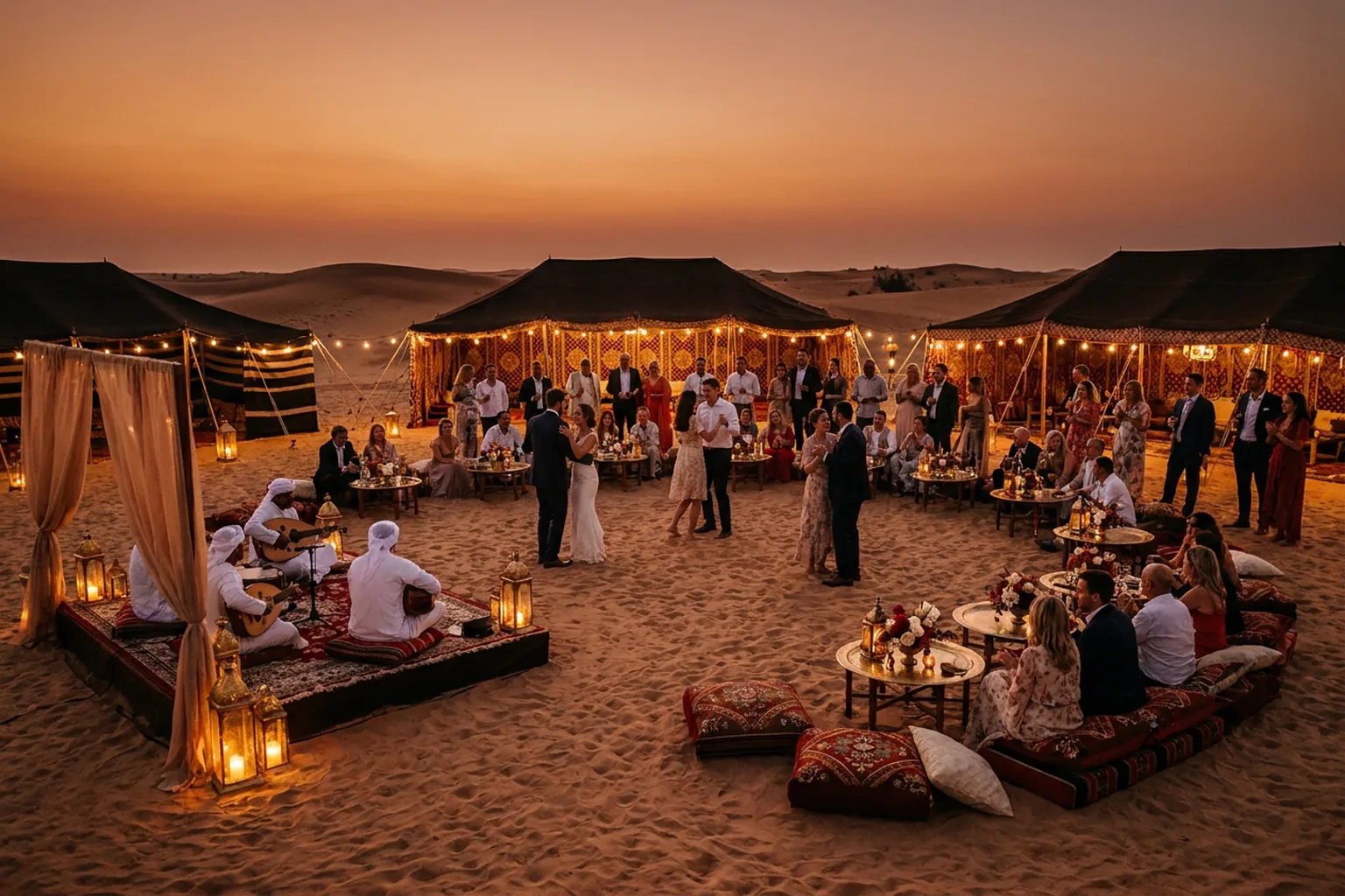 Group Celebration Dubai - Dubai desert celebration