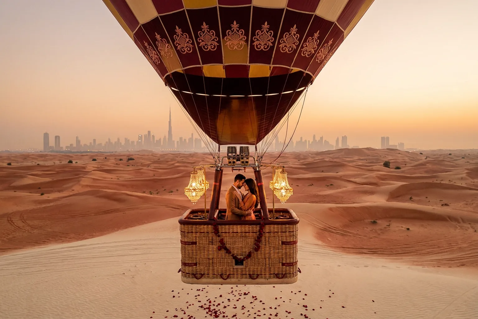Honeymoon Package Dubai - Dubai desert celebration
