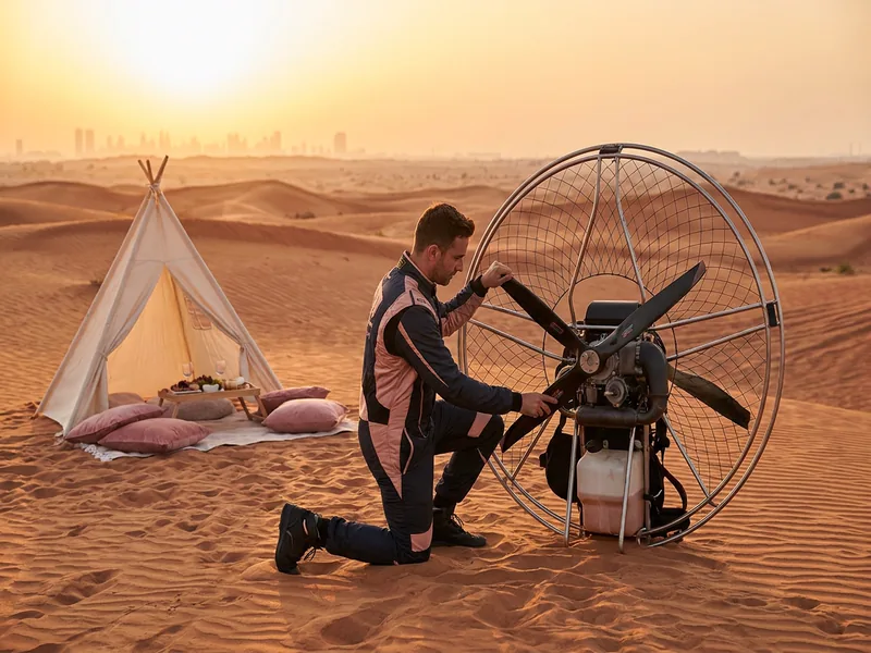 Paramotor Fly-Round Dubai package