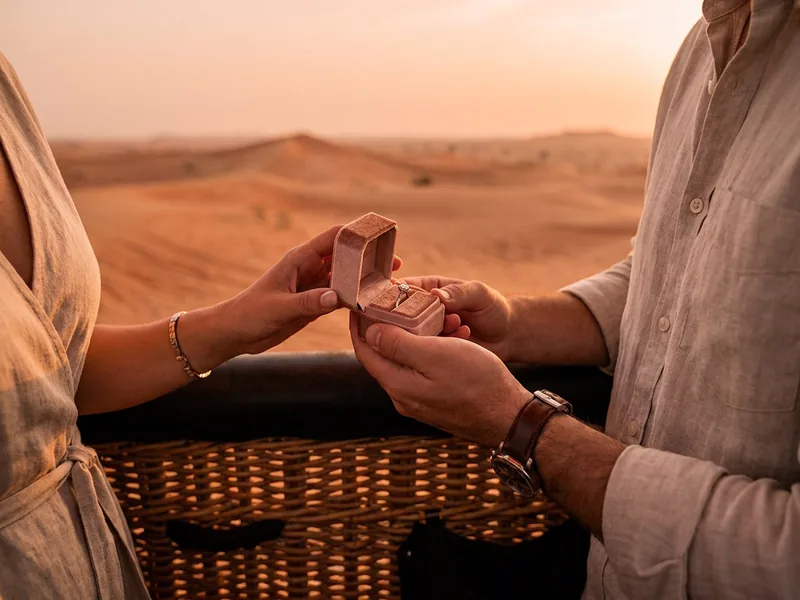 Proposal Hot Air Balloon Dubai package