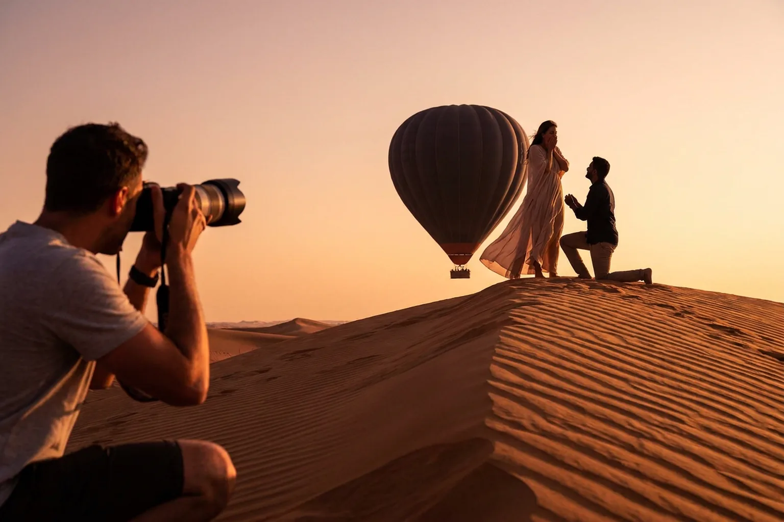 Wedding Proposal Package Dubai - Dubai desert celebration