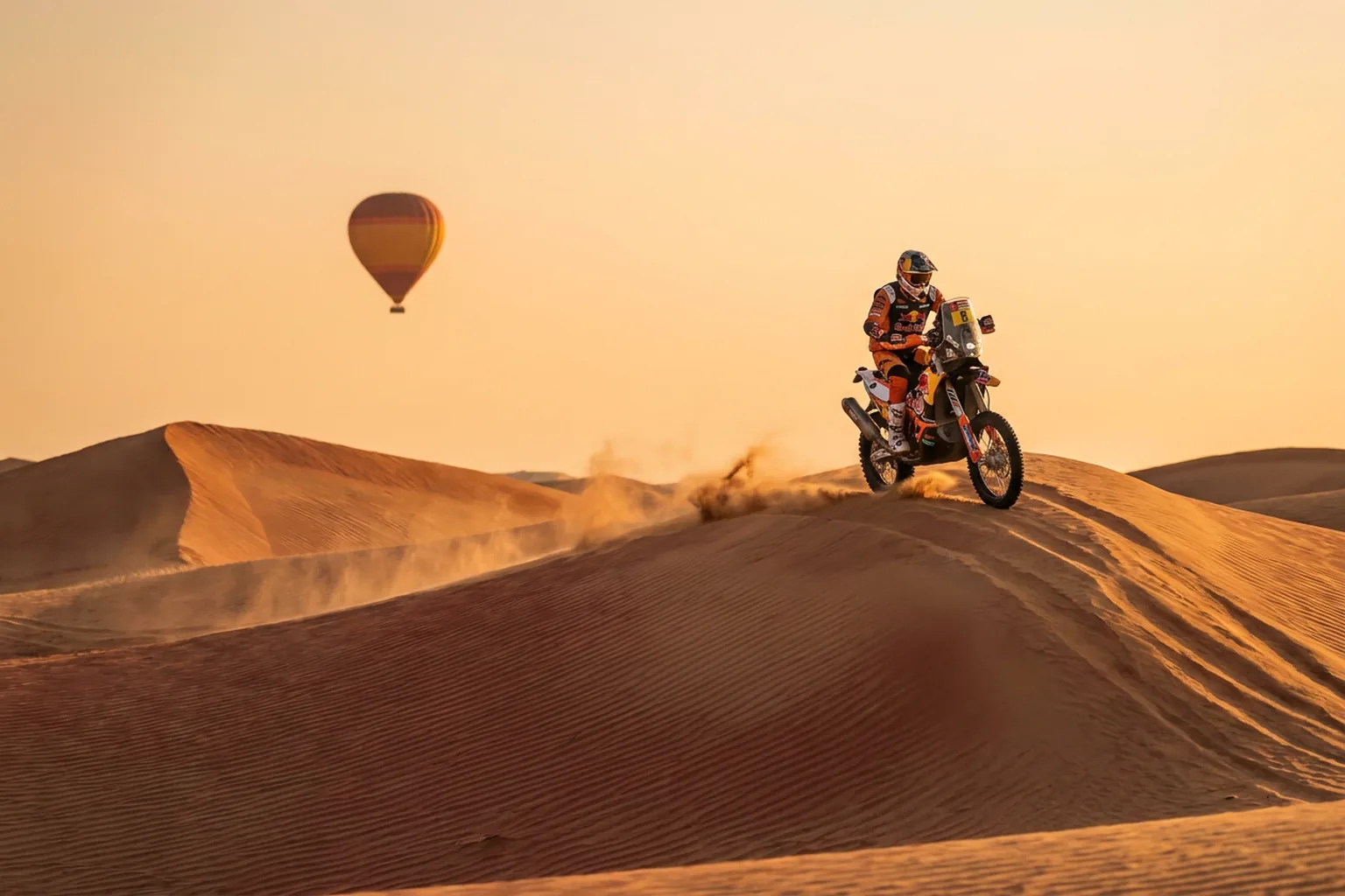 Balloon + Dirt Bike Combo Dubai - Dubai desert celebration