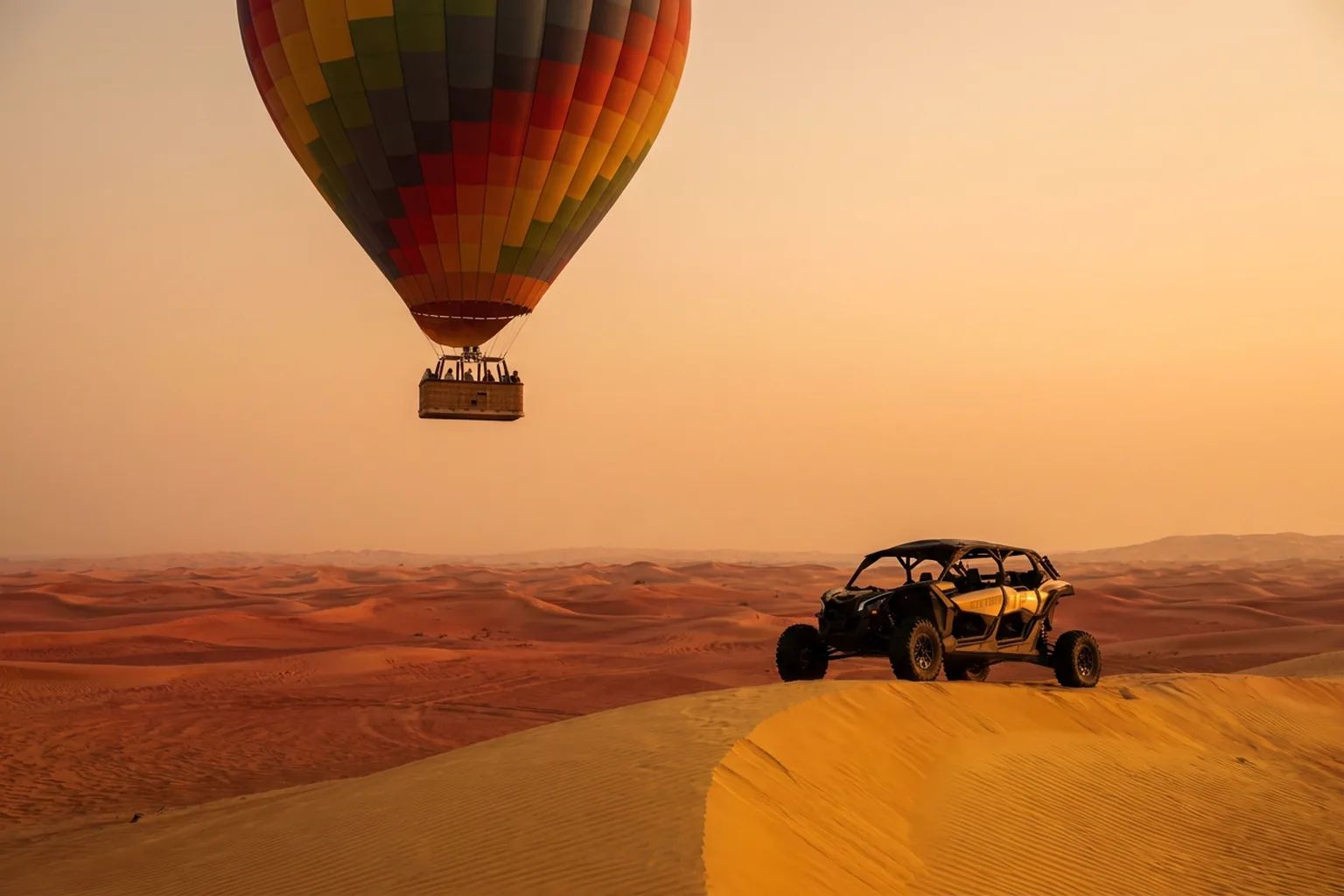 Balloon + Dune Buggy Combo Dubai - Dubai desert celebration