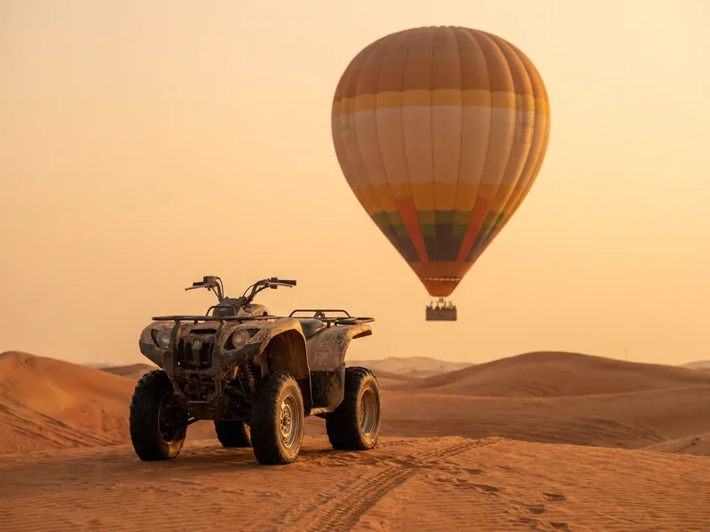 Balloon + Quad Biking Combo Dubai package