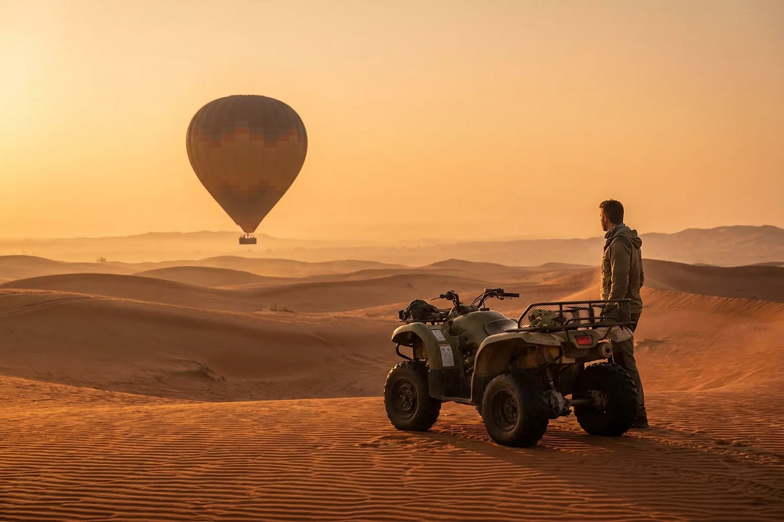Balloon + Quad Biking Combo Dubai - Dubai desert celebration