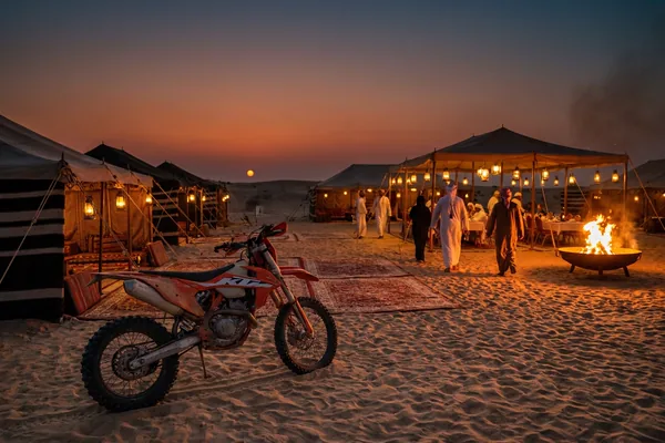 Dirt bike and desert safari combo concept