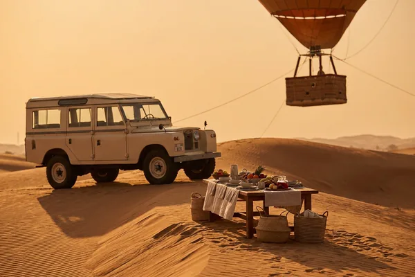 Private adventure combo breakfast setup