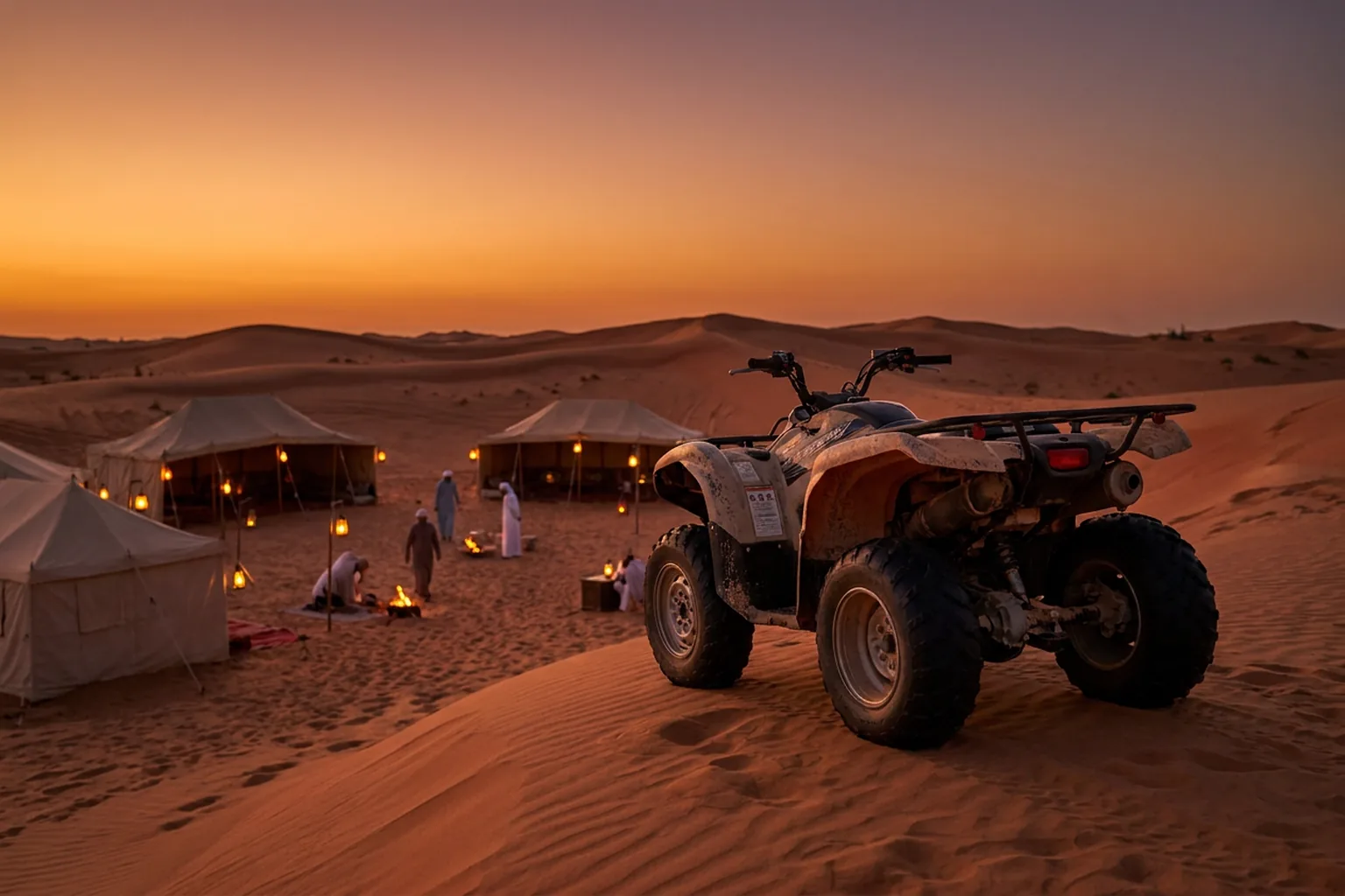 Safari + Quad Biking Combo Dubai - Dubai desert celebration