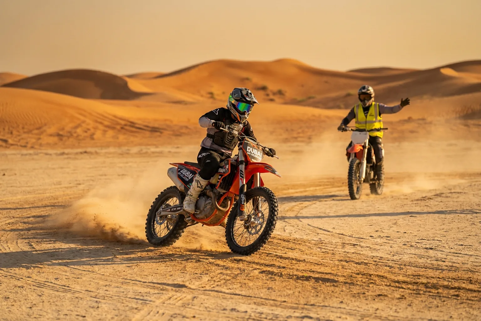 Beginner Dirt Bike Dubai - desert ride in Dubai