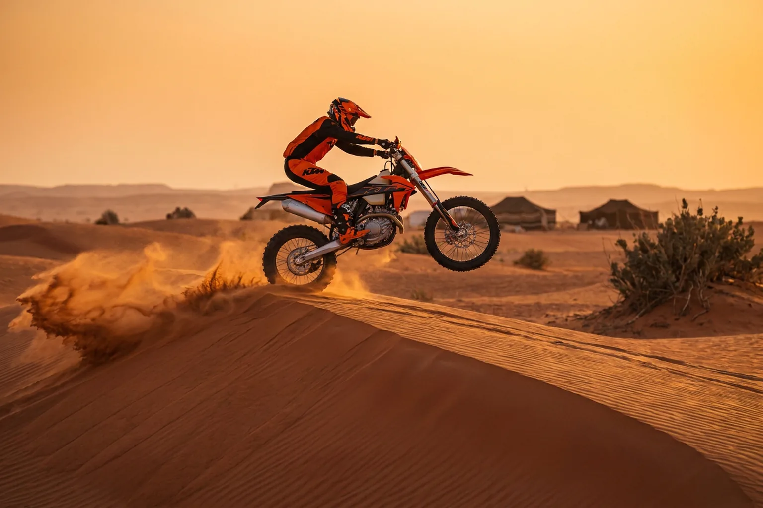 KTM 450 CC Dirt Bike Dubai - desert ride in Dubai