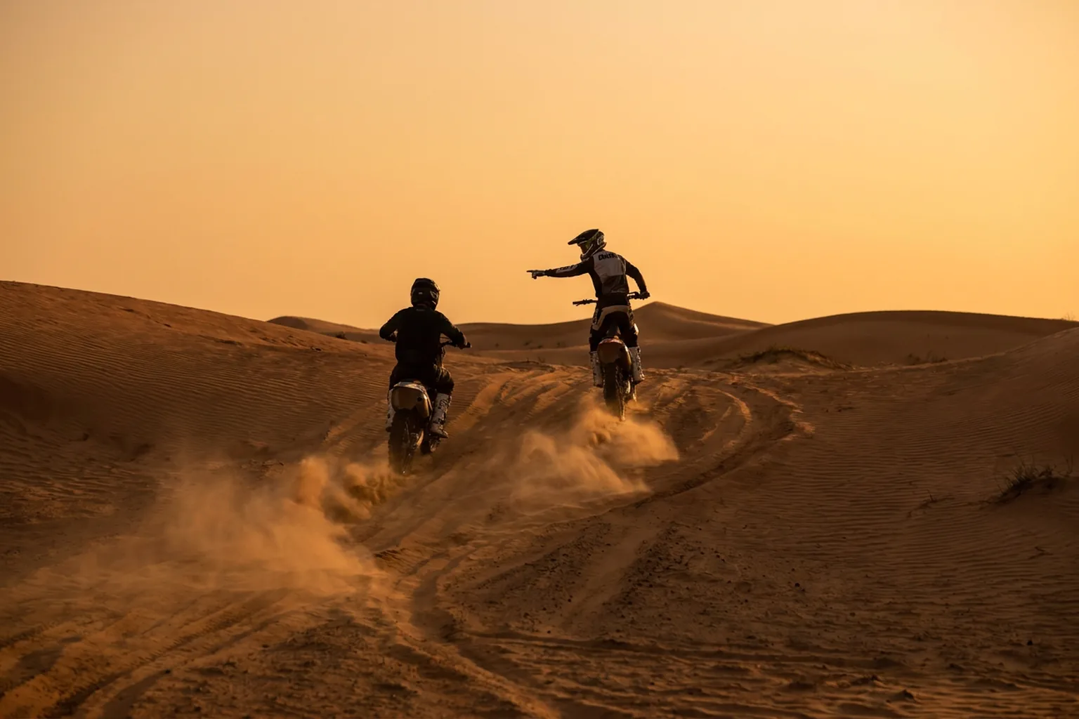 Private Dirt Bike Dubai - desert ride in Dubai