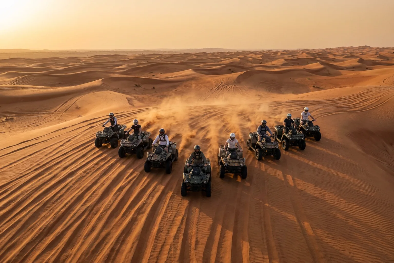 Group Quad Biking Dubai - desert ride in Dubai