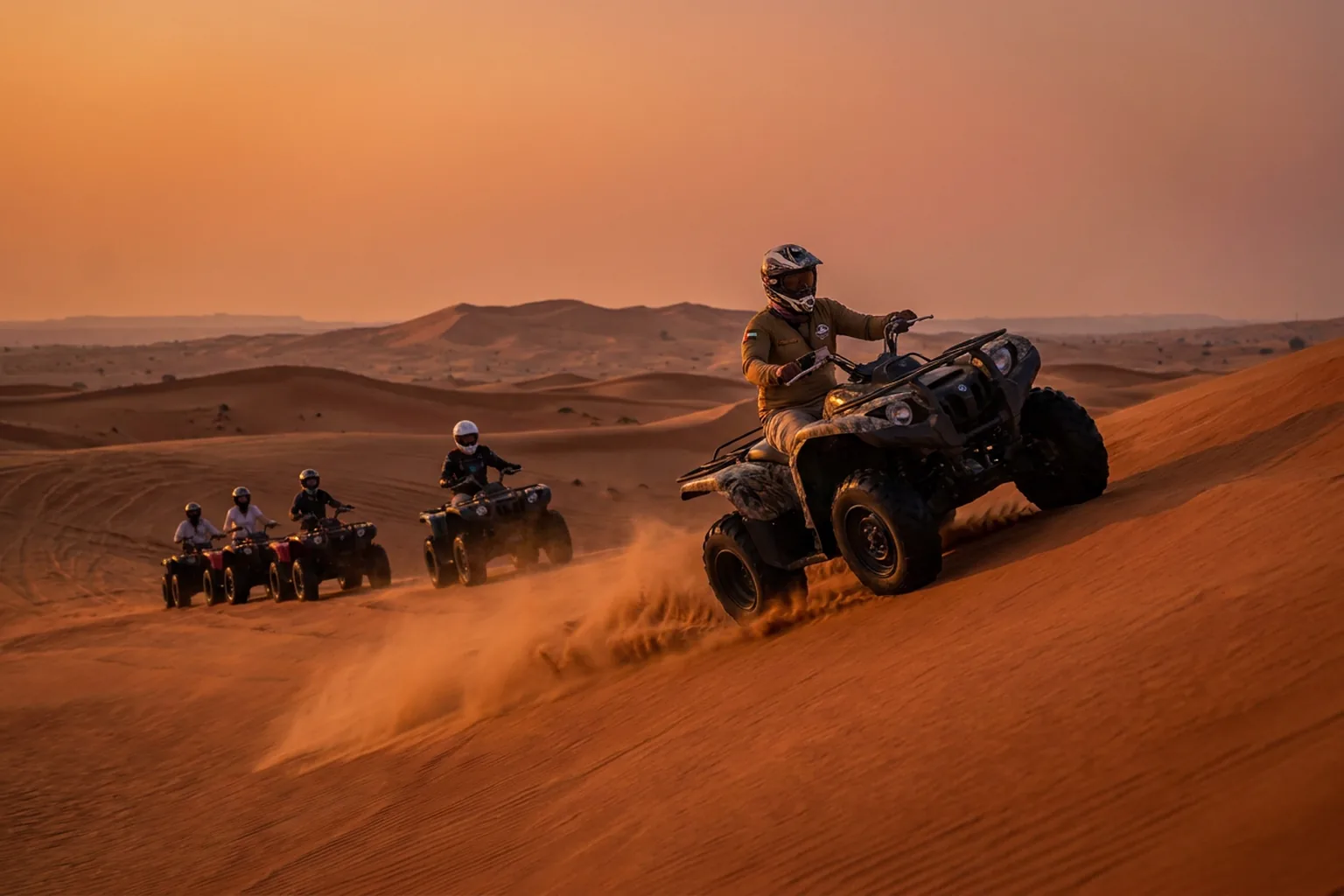 Guided Quad Dubai - desert ride in Dubai