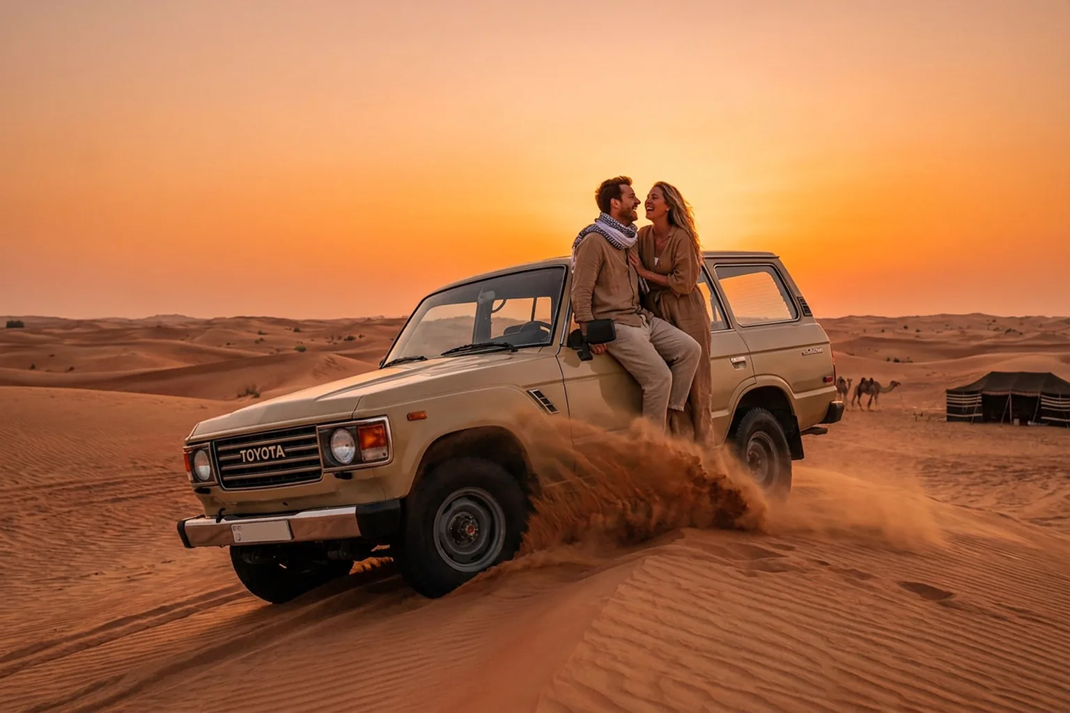 Couples Desert Safari Dubai - Dubai desert safari experience