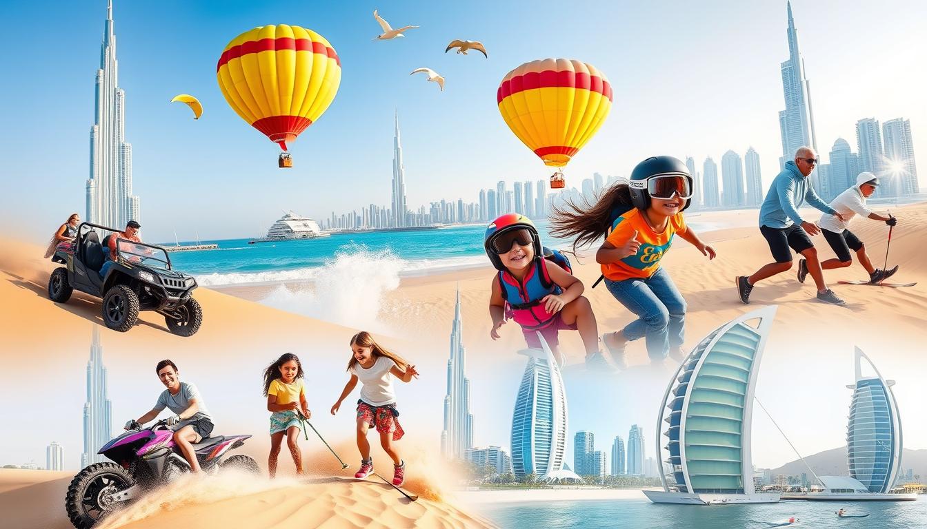 Adventure family activities Dubai