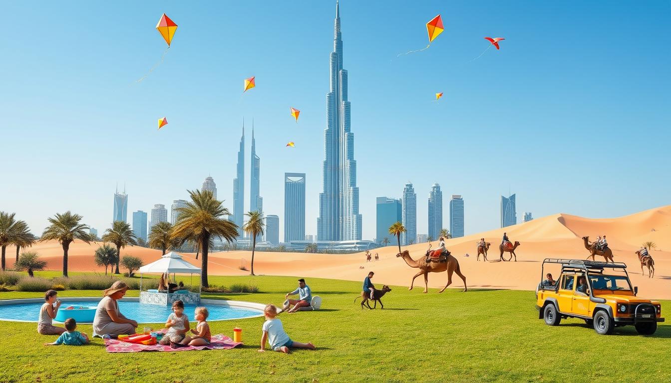 Outdoor family activities Dubai