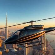 Private helicopter charters Dubai