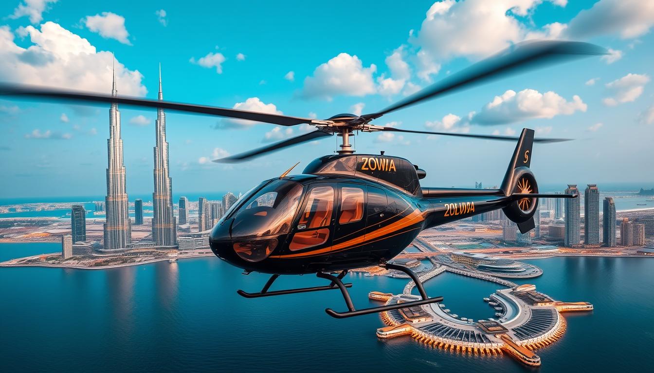 VIP helicopter rides Dubai