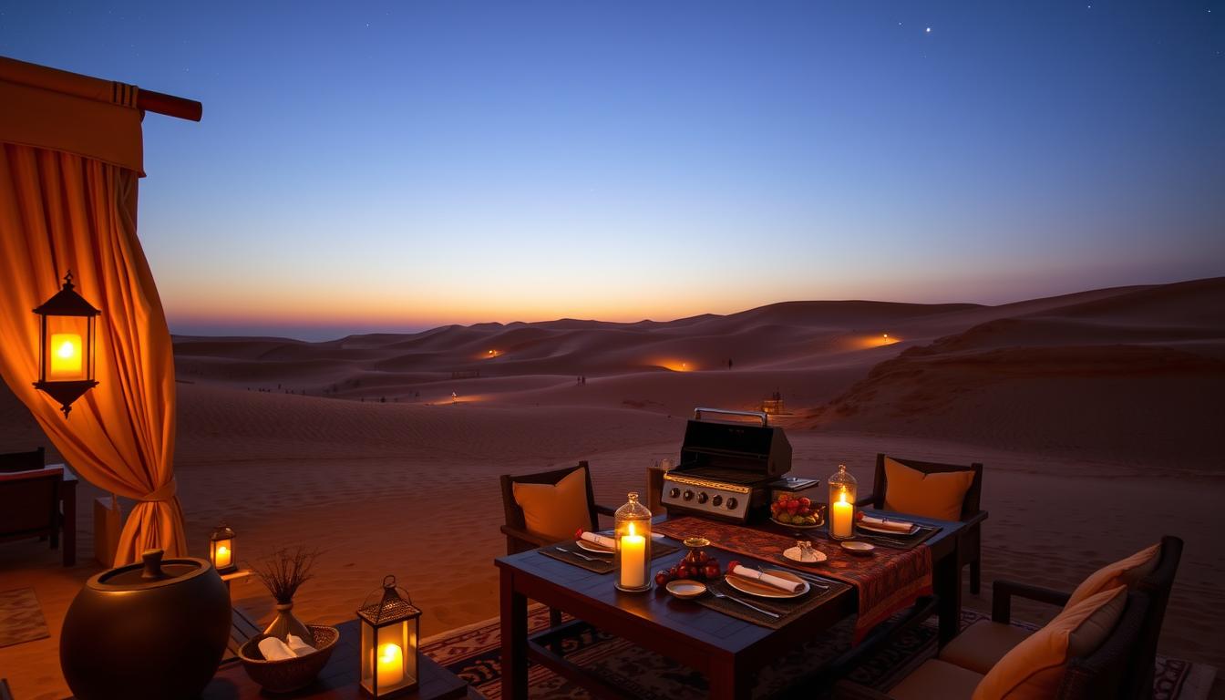 BBQ dinner desert safari Dubai