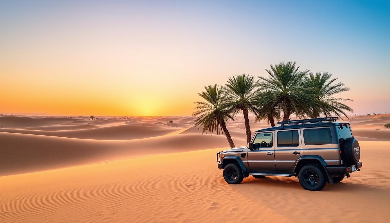 Desert safari pickup near Bur Dubai