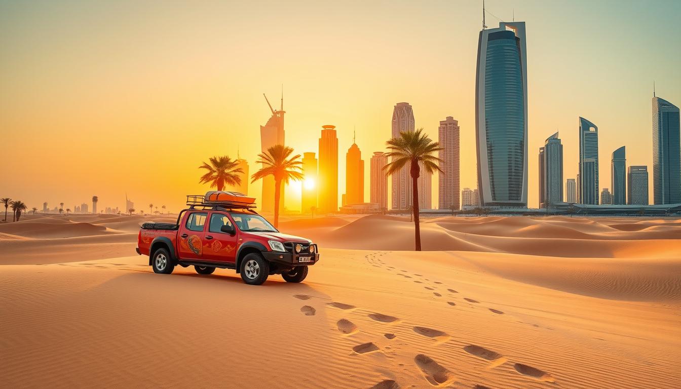 Desert safari pickup near Business Bay Dubai