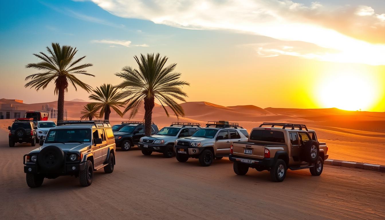 Desert safari pickup near Deira Dubai