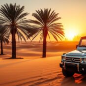 Desert safari pickup near Emirates Hills Dubai