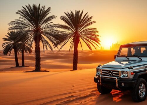 Luxury Desert Safari Pickup Near Emirates Hills, Dubai