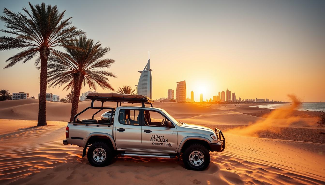 Desert safari pickup near Jumeirah Beach Residence Dubai