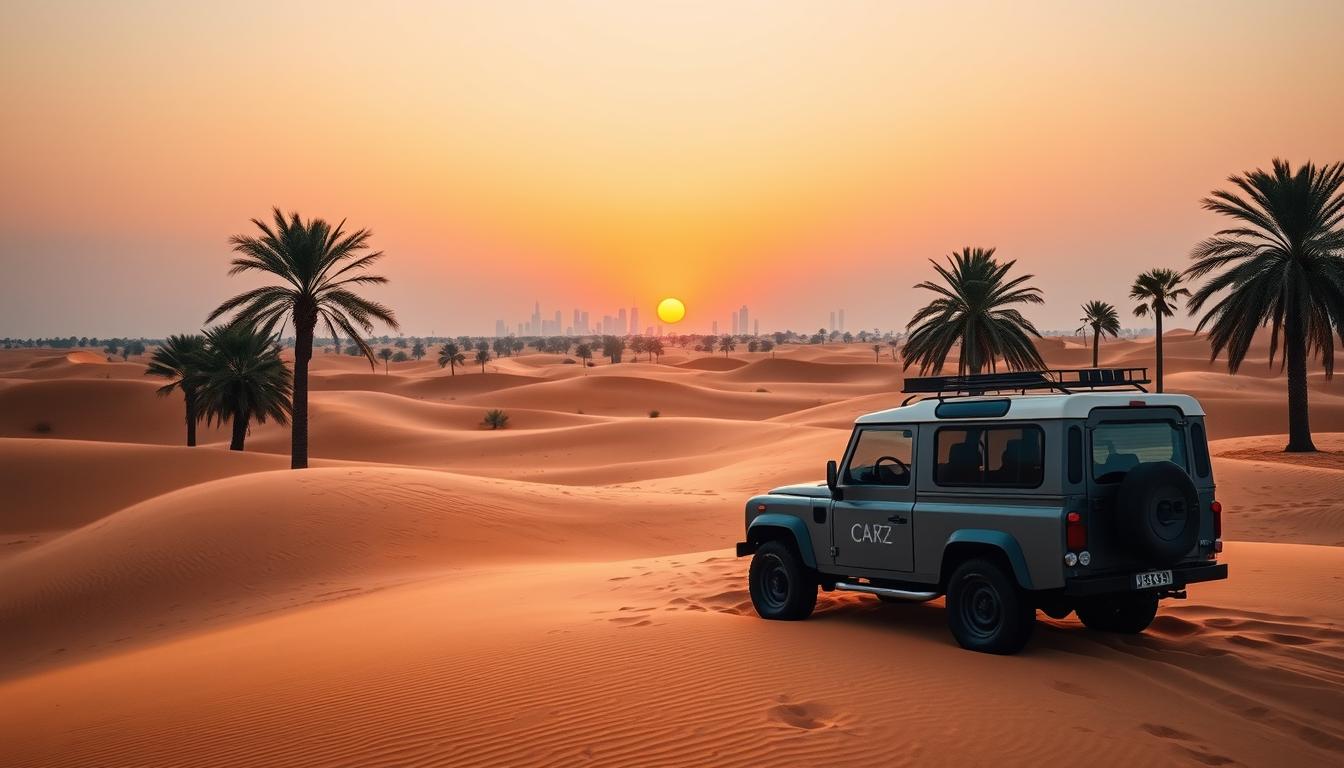 Desert safari pickup near Jumeirah Dubai