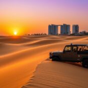 Desert safari pickup near Palm Jumeirah Dubai