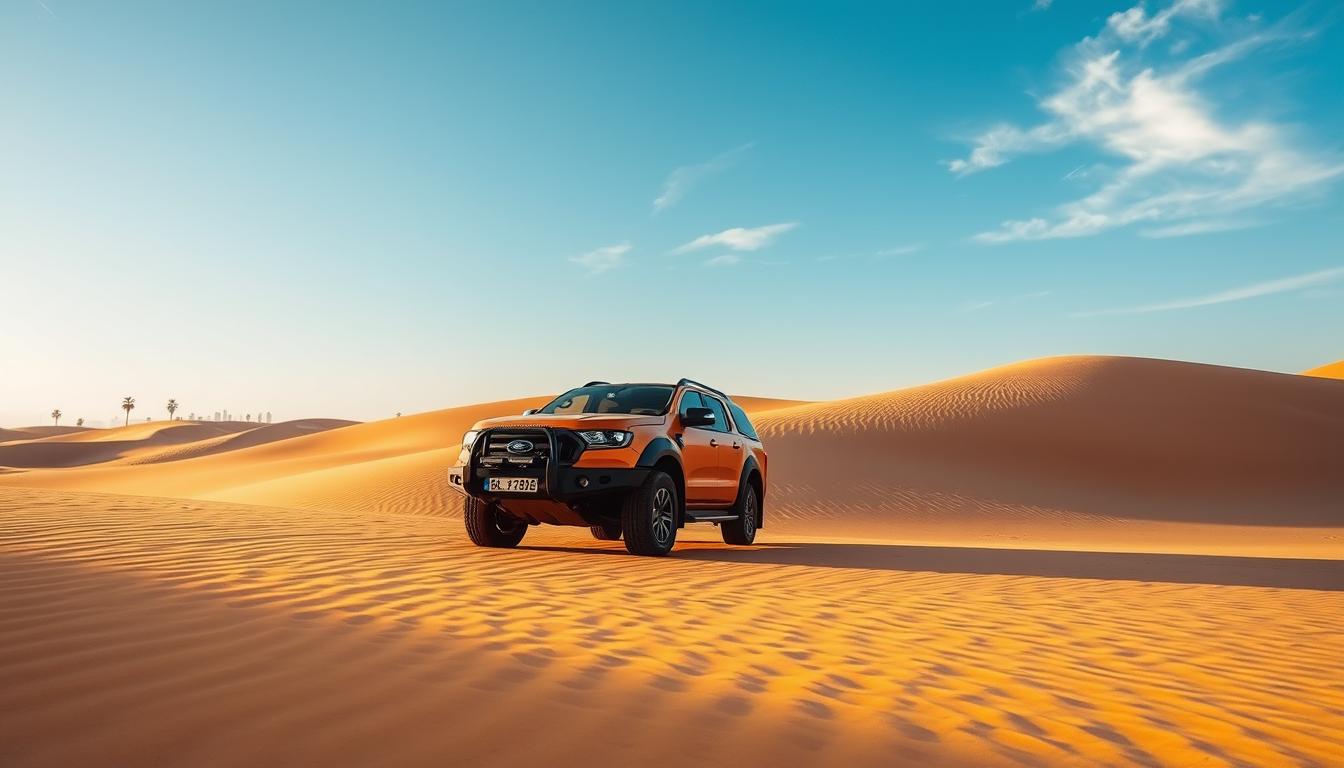 Desert safari pickup near The Meadows Dubai