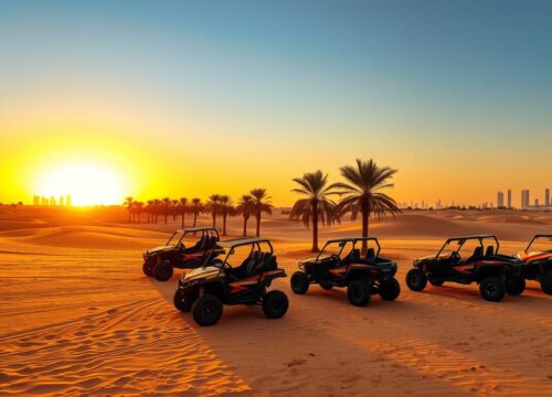 Dune Buggy Tour Pickup near Discovery Gardens Dubai: Thrilling Desert Adventure