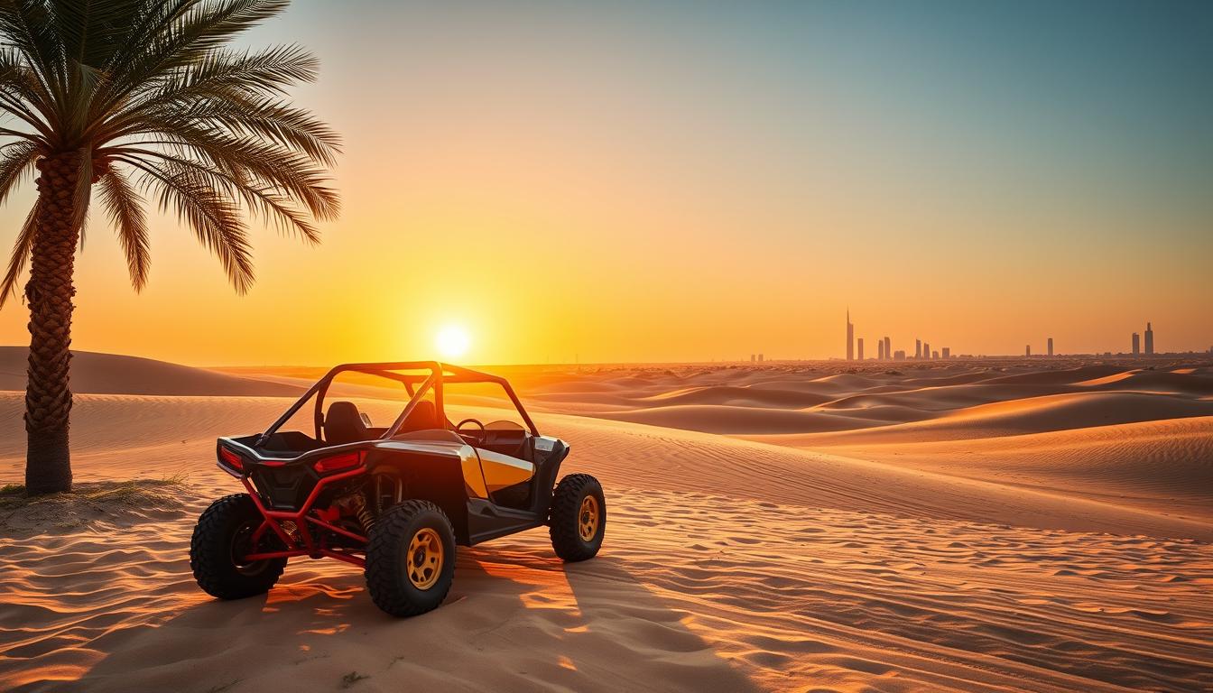 Dune buggy tour pickup near Dubai Silicon Oasis