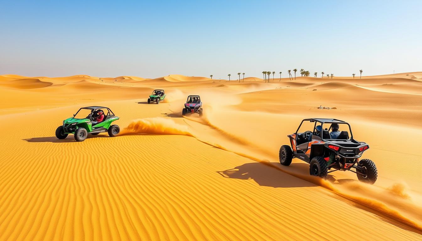 Dune buggy tour pickup near Dubai Sports City