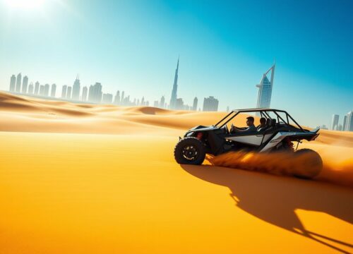 Explore Dubai’s Dunes: Exhilarating Dune Buggy Tour near Emirates Hills