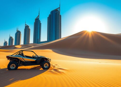 Discover the Desert: Dune Buggy Tour Pickup Near Jumeirah Lake Towers, Dubai