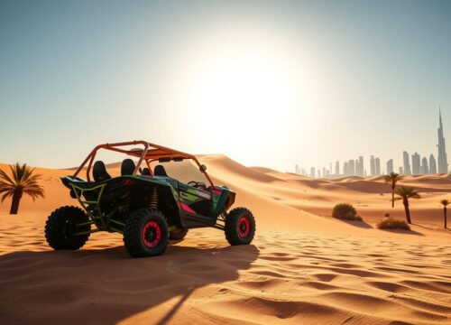 Thrill of the Dunes: Dune Buggy Tour Pickup near Jumeirah Village Circle, Dubai