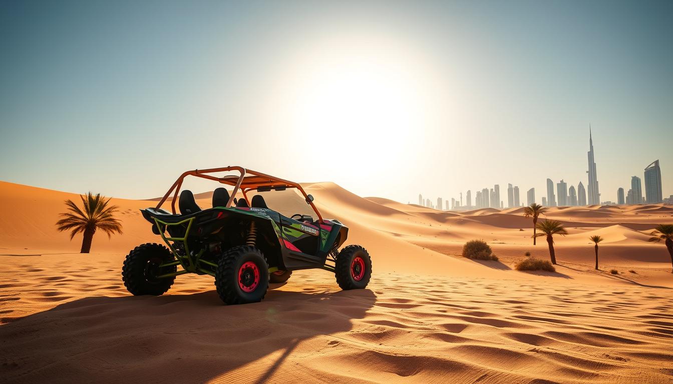 Dune buggy tour pickup near Jumeirah Village Circle Dubai