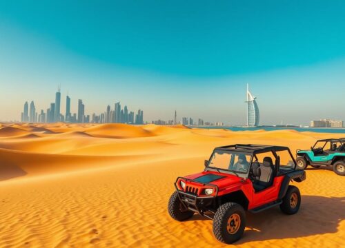 Experience Dubai’s Dunes: Dune Buggy Tour Pickup near Palm Jumeirah