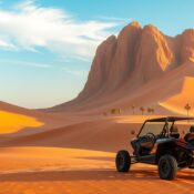 Dune buggy tour pickup near The Springs Dubai