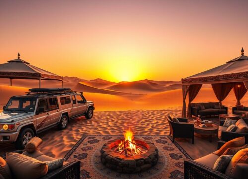 Experiencing Traditional Arabian Hospitality on a Luxury Desert Safari