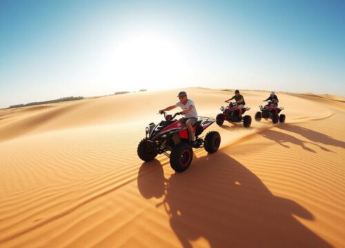 Embark on a Quad Biking Adventure from Arabian Ranches, Dubai