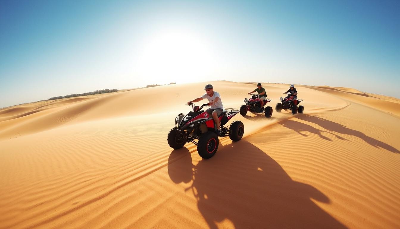 Quad biking tour pickup near Arabian Ranches Dubai